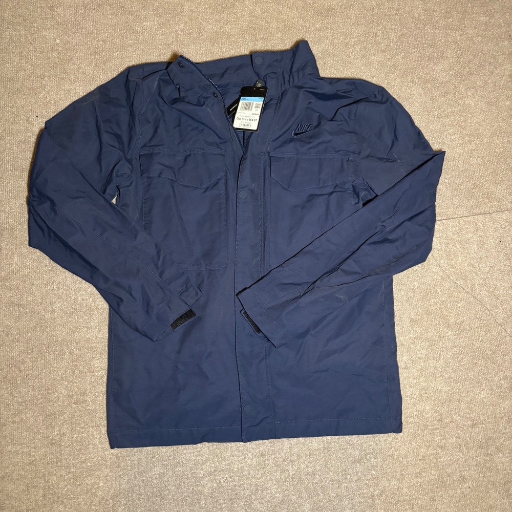 Nike Sportswear M65 Field Jacket Thunder Blue Mens Medium CZ9922-410 NWT